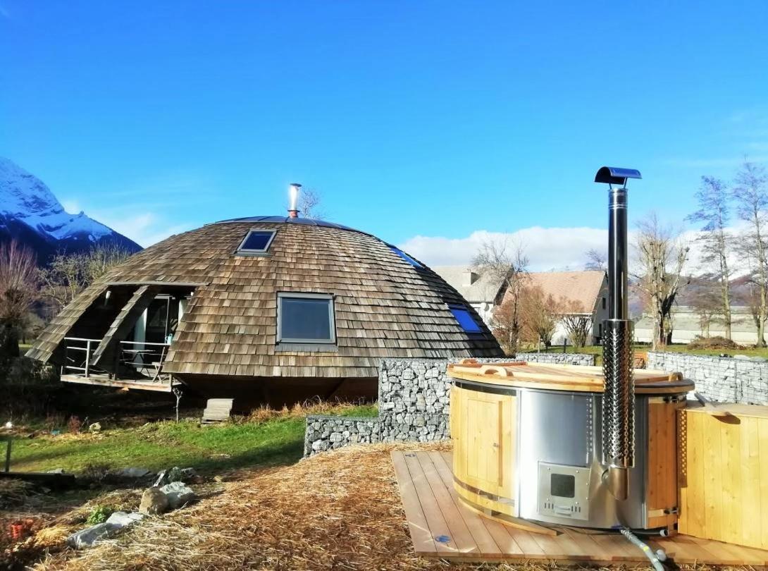 Au-Dela Des Nuages, Maison D'Hotes Insolite & Spa Aubessagne Esterno foto