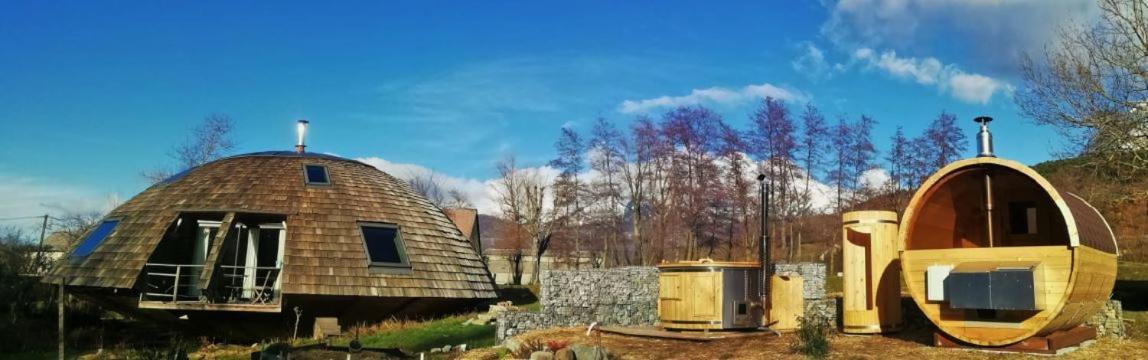 Au-Dela Des Nuages, Maison D'Hotes Insolite & Spa Aubessagne Esterno foto